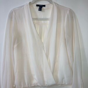 Forever 21 Ivory Top Small